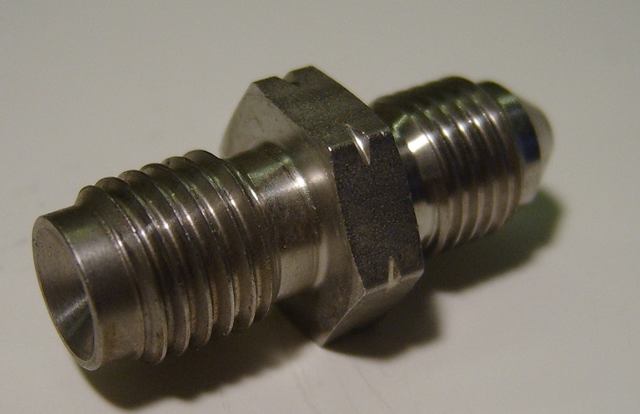 Adapter Stainless 3AN to 10mm 1.25